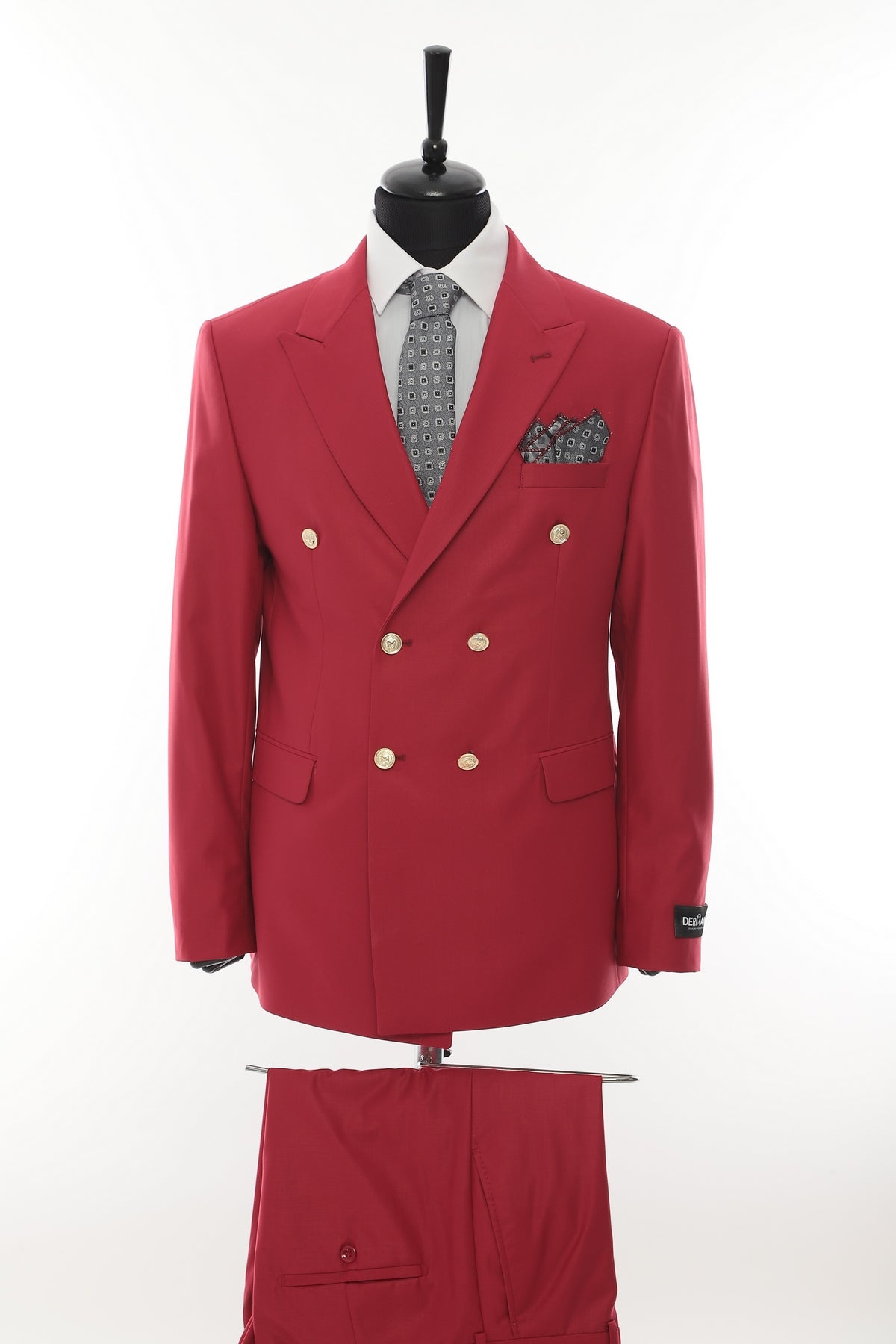 Double Breasted Red Royal Series Suit