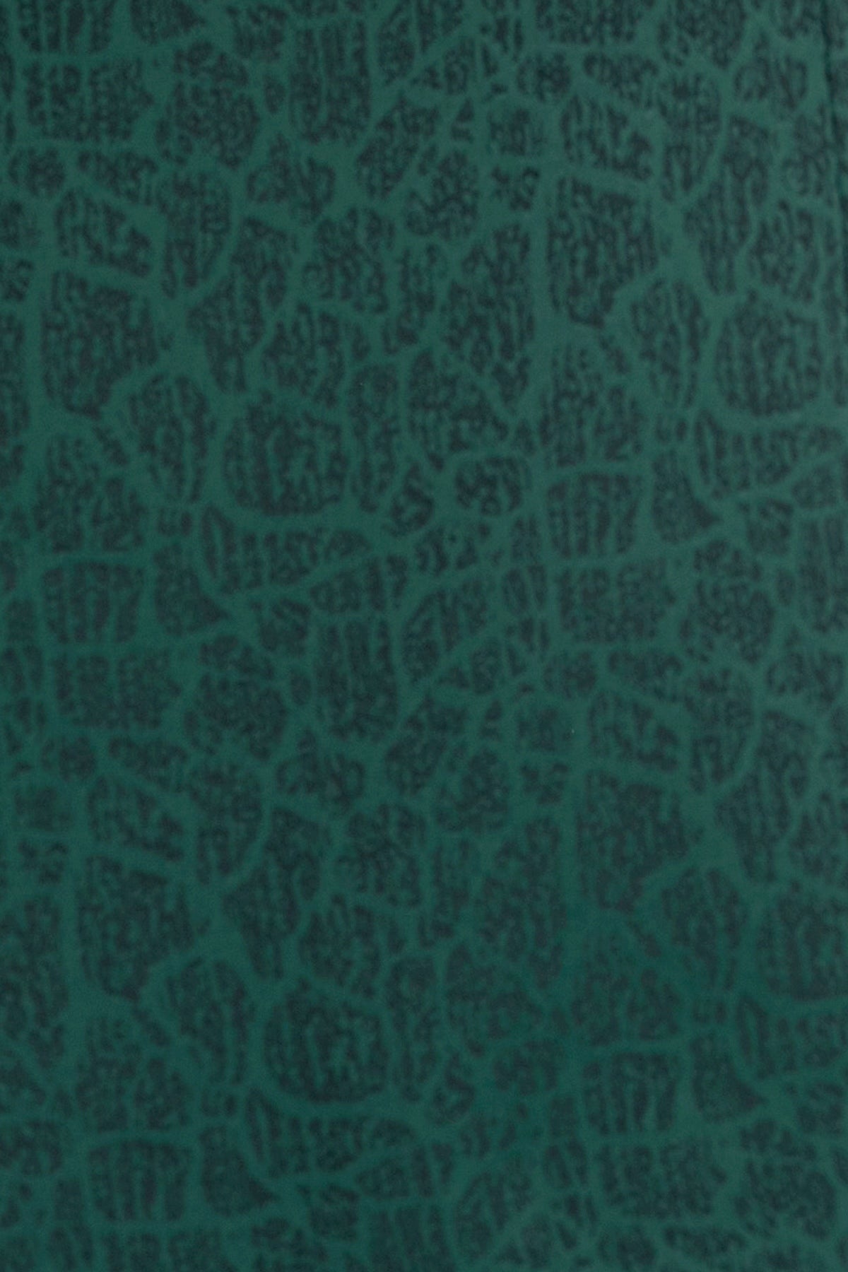 Green Cracked Pattern Textured Fabric Tuxedo