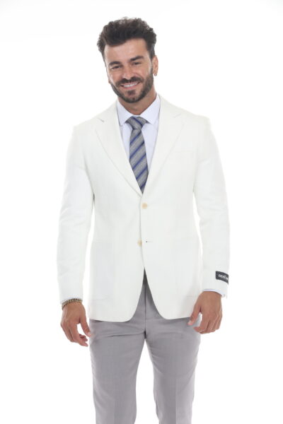 SM BLAZER-WHITE
